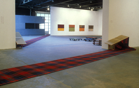 Barbara Gallucci Sculpture and Installation carpet, wood and video