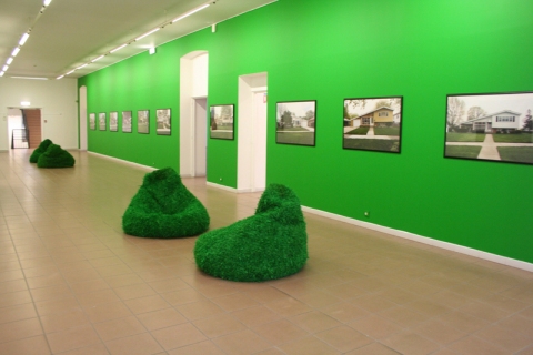 Barbara Gallucci Sculpture and Installation artificial grass, photographs