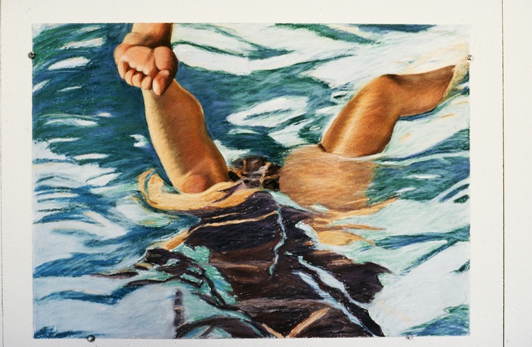 Barbara Shark Drawings Pastel on paper