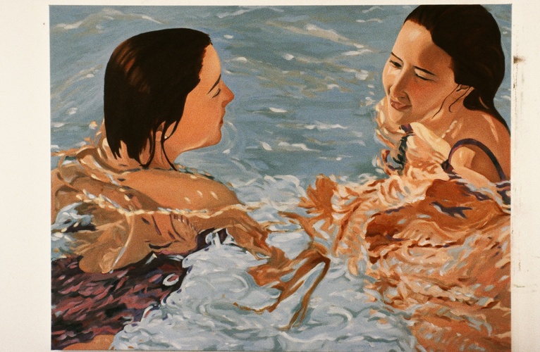 Barbara Shark Drawings pastel on paper