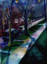 Barbara Yaross Chicago Landscapes Watecolor on paper