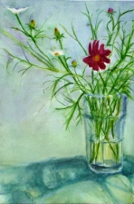 Barbara Yaross Flowers Watercolor on paper