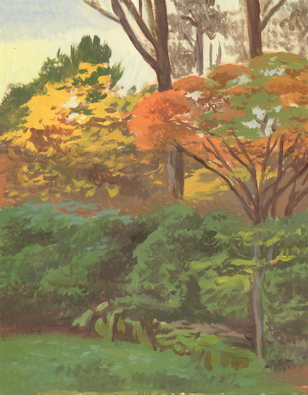 BasmanStudio landscapes Oil on canvas