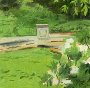 Charles Basman  Oil sketches Oil on panel