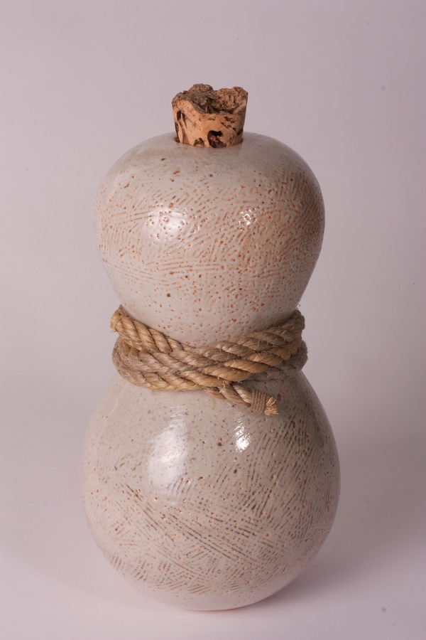 Ben Anderson Sculpture Stoneware, cork, rope