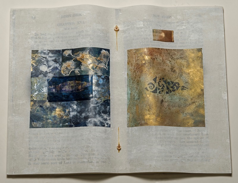 Beth Haber On Melville's Moby Dick Mixed Media on Mylar