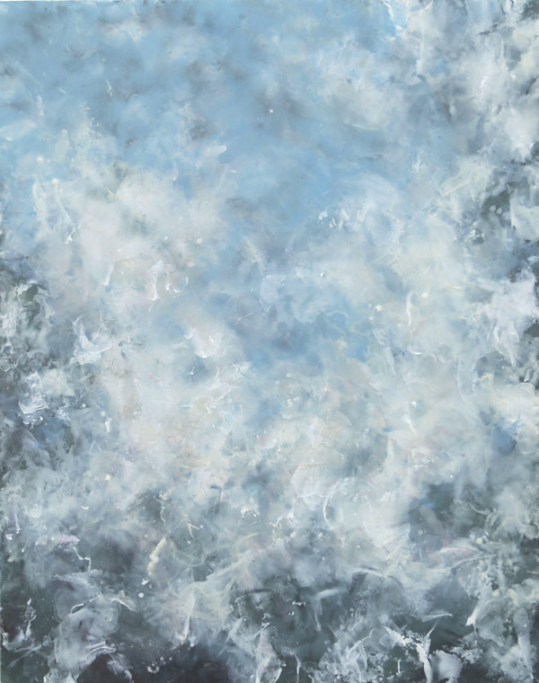 Betsy Eby 2016  encaustic on canvas on panel 