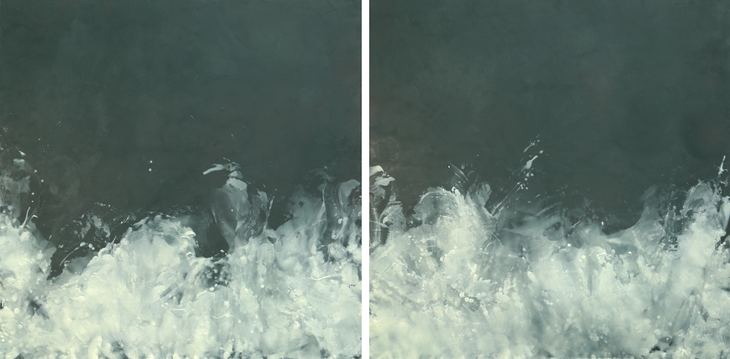Betsy Eby 2017 encaustic on canvas on panel 
