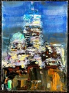  The Pru Skyline, Boston Series Oil paint on canvas