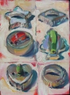  Items and Icons oil on canvas
