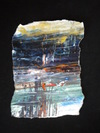  Big Sky Studio Works, and Plein Air Abstractions encaustic on torn paper