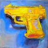  Water Pistols, Cap Guns, and Targets oil on canvas