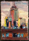  The Pru Skyline, Boston Series oil on canvas