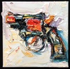  Water Pistols, Cap Guns, and Targets impasto oil paint on canvas