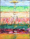  Color Swath Series/ Garden Poems impasto oil paint on canvas