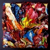  Garden of Delights / 3D Paintings impasto oil paint on 5 sides of canvas