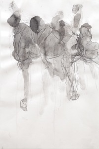 Bobby Vilinsky 2011 WORK brush and ink on paper