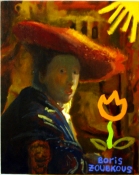 BORIS ZOUBKOUS.  IRONY AND COMPASSION.            CATASTROPHIC CUTENESS OF THE WORLD. ETERNAL NOSTALGIA, ENDLESS BEGINNING OF THE FINALISED "NOW" OIL ON CANVAS BOARD