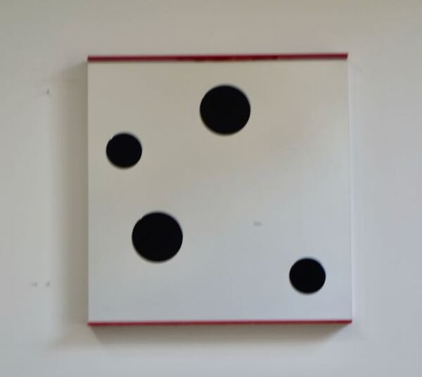 Bruce Pavlow New Work Plexi Mirror, Colored Plexi, Acrylic Paint, Canvas