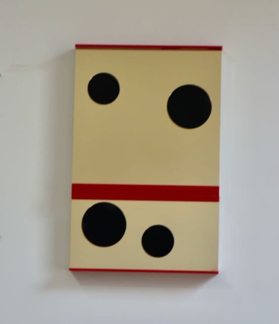 Bruce Pavlow New Work Plexi Mirror, Colored Plexi, Acrylic Paint, Canvas