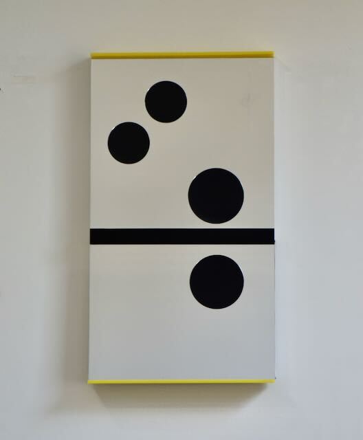 Bruce Pavlow New Work Plexi Mirror, Colored Plexi, Acryilic Paint, Canvas