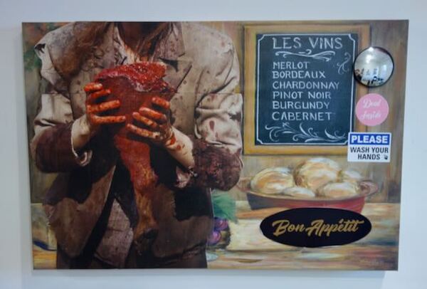 Bruce Pavlow New Work Collage on Canvas