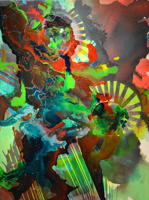 Brandon Shimmel Autopsy, 2011 Acrylic on Canvas over Panel
