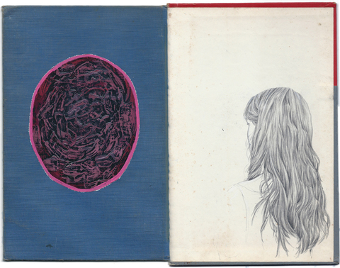 Brian Hitselberger Diptychs 2014 Graphite, chalk, oil paint on found surfaces