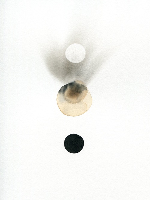 BRITTA KATHMEYER Smoke, 2012-13 Ink and Coffee on Smoked Paper