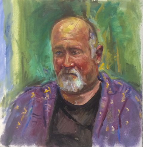 Ed NATURE MORTE and not so morte oil on canvas