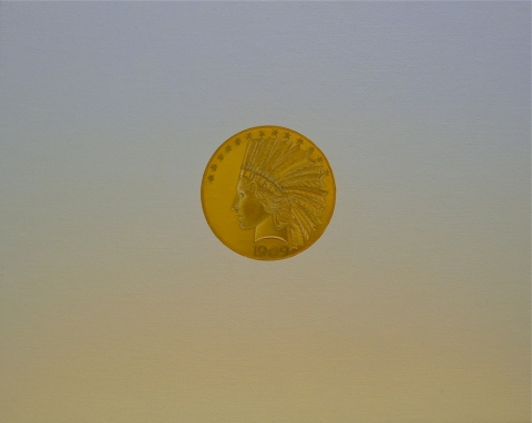 Bruce Richards Coins /1999-2012 oil on linen