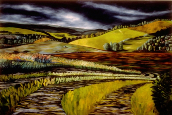 Cari Rosmarin large landscapes oil/canvas large