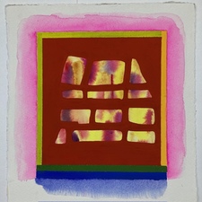 CARLA AURICH Works on Paper 2025-26 watercolor and flashe on 300lb watercolor paper