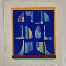 CARLA AURICH Works on Paper 2025-26 watercolor and flashe on 300lb watercolor paper