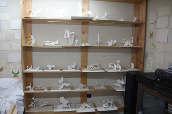 Carl Rainey Models:  3-D Sculpture Series Foamcore Board