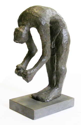 Carol Bruns Sculpture 1995-2001 bronze and steel base