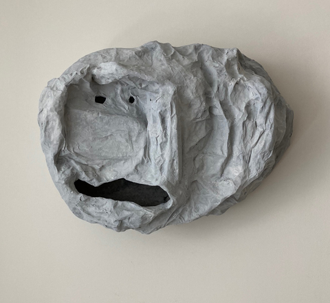 Carol Bruns Sculpture 2019-2023 paper, gesso, paint