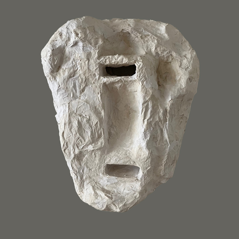 Carol Bruns Sculpture 2019-2022 styrofoam, paper, plaster