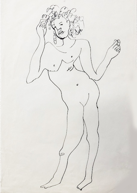 Carol Bruns Drawings 1982-85 ink, pen