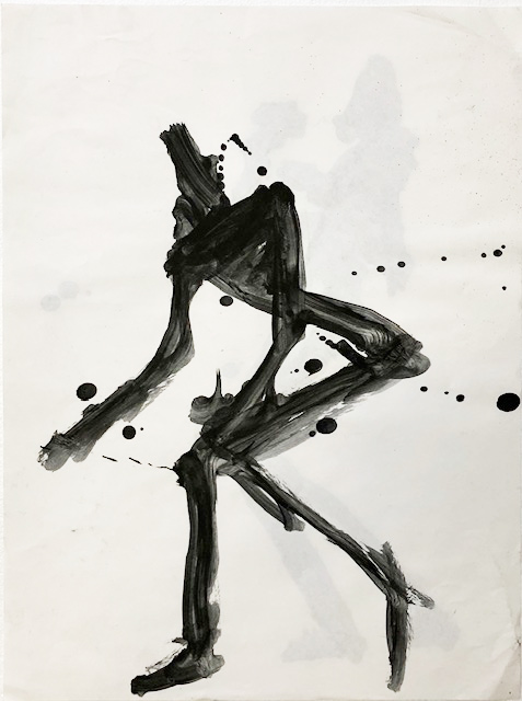 Carol Bruns Drawings 1982-85 ink and brush