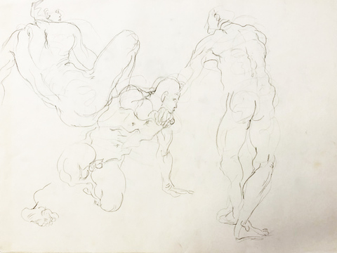 Carol Bruns Drawings 1982-85 ink