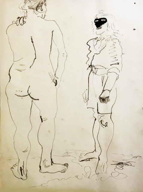 Carol Bruns Drawings 1982-85 ink on paper