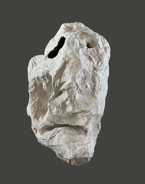 Carol Bruns Sculpture 2024 paper, plaster