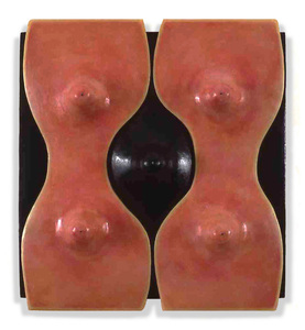 Carole Seborovski Object Paintings 11 1/8" x 10" x 3 1/4"