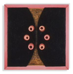 Carole Seborovski Object Paintings 8" x 8" x 2"
