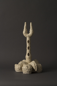 Carole Seborovski Sculpture Fired clay, medium-fire glaze. 