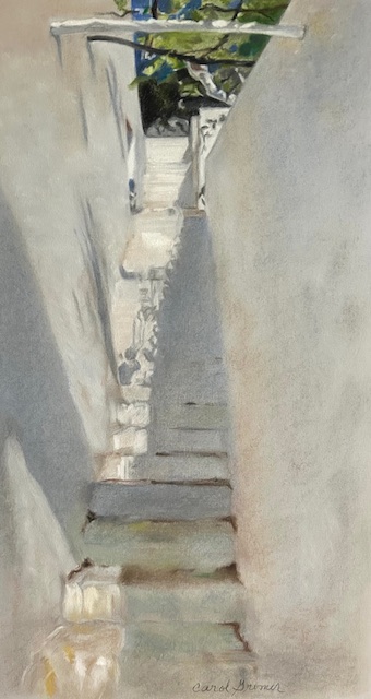 Carol Gromer Fine Art Land and Seascapes Conte and Charcoal on Paper