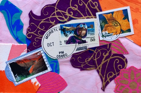 Caroline Tavelli-Abar Conversation with postage  