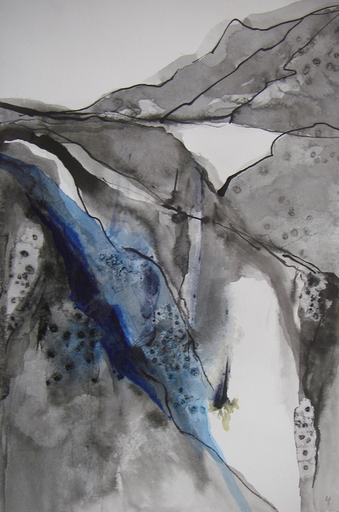Carol Anna Meese Earth Series ink on paper
