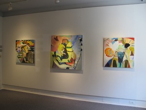 Carol Radsprecher Exhibition Installation Photos Oil paintings (on canvas)